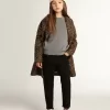 Abrigo de lana con estampado animal jacquard y botonadura sencilla para niña Abrigo de lana con estampado animal jacquard y botonadura sencilla para niña