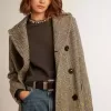 Sudadera gris antracita con cristales para mujer Sudadera gris antracita con cristales para mujer