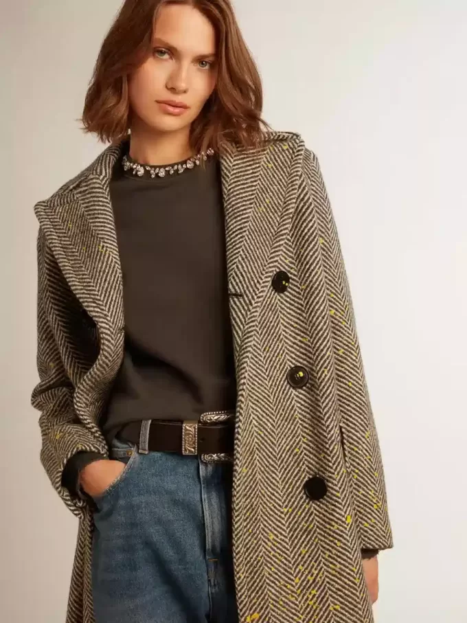 Sudadera gris antracita con cristales para mujer Sudadera gris antracita con cristales para mujer