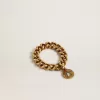 Anillo en color oro antiguo con eslabones flexibles Anillo en color oro antiguo con eslabones flexibles