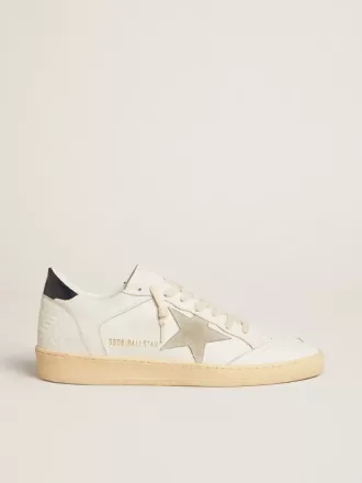 Ball Star con estrella de ante gris hielo y lengüeta del talón de cuero azul