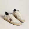 Ball Star en napa con estrella de nubuck marrón y lengüeta del talón en napa Ball Star en napa con estrella de nubuck marrón y lengüeta del talón en napa