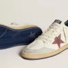 Ball Star en napa con estrella de nubuck marrón y lengüeta del talón en napa Ball Star en napa con estrella de nubuck marrón y lengüeta del talón en napa