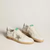Ball Star en piel napa con estrella y lengüeta en el talón de nubuck gris Ball Star en piel napa con estrella y lengüeta en el talón de nubuck gris