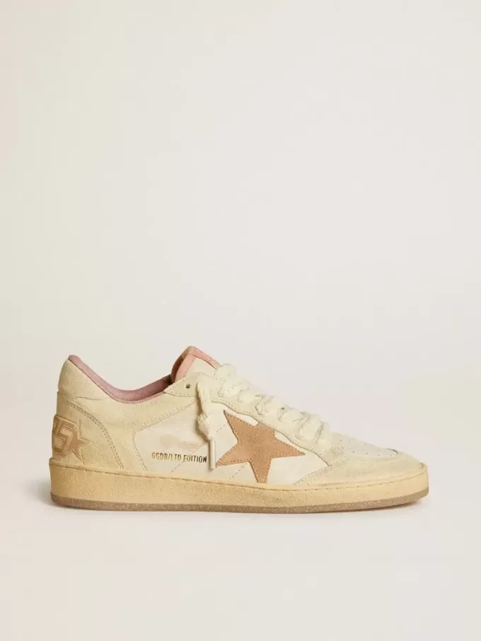 Ball Star LTD en piel y ante con estrella y lengüeta del talón en ante Ball Star LTD en piel y ante con estrella y lengüeta del talón en ante