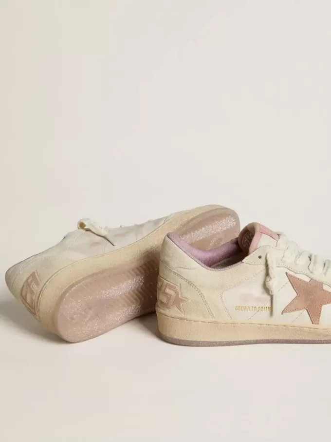 Ball Star LTD en piel y ante con estrella y lengüeta del talón en ante Ball Star LTD en piel y ante con estrella y lengüeta del talón en ante