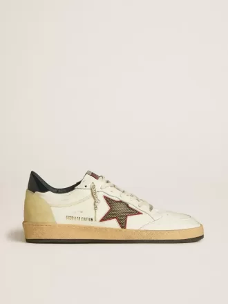 Ball Star LTD para hombre con estrella de malla y lengüeta de cuero azul medianoche en el talón Ball Star LTD para hombre con estrella de malla y lengüeta de cuero azul medianoche en el talón