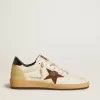 Ball Star LTD para mujer con estrella de malla y lengüeta de cuero azul medianoche en el talón Ball Star LTD para mujer con estrella de malla y lengüeta de cuero azul medianoche en el talón