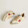 Ball Star LTD para mujer en napa con estrella de cuero y lengüeta de ante plateado en el talón Ball Star LTD para mujer en napa con estrella de cuero y lengüeta de ante plateado en el talón