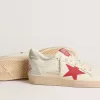 Ball Star para hombre para San Valentín con estrella de cuero rojo y letras Swarovski rojas Ball Star para hombre para San Valentín con estrella de cuero rojo y letras Swarovski rojas