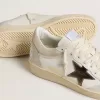 Ball Star para mujer con estrella de piel metalizada y lengüeta del talón de piel brillante Ball Star para mujer con estrella de piel metalizada y lengüeta del talón de piel brillante