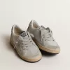 Ball Star Young en glitter con inserciones de ante gris hielo Ball Star Young en glitter con inserciones de ante gris hielo