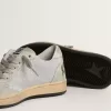 Ball Star Young en glitter con inserciones de ante gris hielo Ball Star Young en glitter con inserciones de ante gris hielo