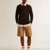 Bermudas de hombre en algodón beige Bermudas de hombre en algodón beige