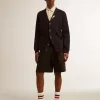Bermudas de hombre en algodón negro Bermudas de hombre en algodón negro