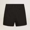 Bermudas de hombre en algodón negro Bermudas de hombre en algodón negro