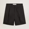 Bermudas de hombre en lana azul oscuro Bermudas de hombre en lana azul oscuro