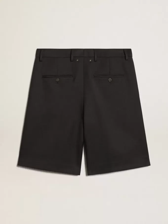 Bermudas de hombre en lana azul oscuro Bermudas de hombre en lana azul oscuro