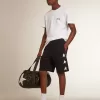 Bermudas negras para hombre con estrellas blancas Bermudas negras para hombre con estrellas blancas