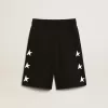 Bermudas negras para niño con estrellas blancas Bermudas negras para niño con estrellas blancas
