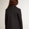 Blazer azul oscuro con doble botonadura para niño