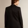 Blazer cruzado para hombre en azul oscuro Blazer cruzado para hombre en azul oscuro