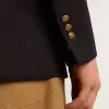 Blazer cruzado para hombre en azul oscuro Blazer cruzado para hombre en azul oscuro