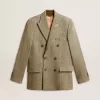 Blazer de doble botonadura para hombre en lana Shetland Blazer de doble botonadura para hombre en lana Shetland