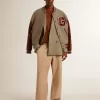 Blazer de doble botonadura para hombre en lana Shetland Blazer de doble botonadura para hombre en lana Shetland