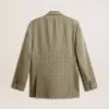 Blazer de doble botonadura para hombre en lana Shetland Blazer de doble botonadura para hombre en lana Shetland