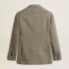 Blazer de doble botonadura para mujer en lana Shetland Blazer de doble botonadura para mujer en lana Shetland