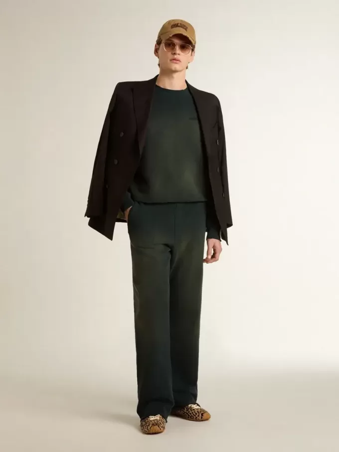 Blazer negro de doble botonadura para hombre con cierre de botones Blazer negro de doble botonadura para hombre con cierre de botones