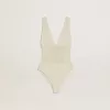 Body de croché para mujer en algodón blanco Body de croché para mujer en algodón blanco