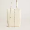 Bolso 24/7 North South en piel color mantequilla con asas ajustables