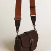 Bolso Francis para mujer, pequeño, en piel marrón oscuro