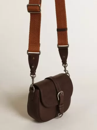 Bolso Francis para mujer, pequeño, en piel marrón oscuro