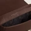 Bolso Francis para mujer, pequeño, en piel marrón oscuro