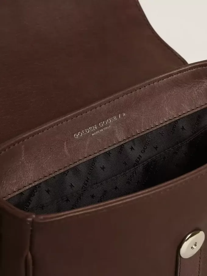 Bolso Francis para mujer, pequeño, en piel marrón oscuro