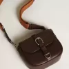 Bolso Francis para mujer, pequeño, en piel marrón oscuro