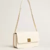 Bolso Gioia en piel acolchada color mantequilla con detalles dorados Bolso Gioia en piel acolchada color mantequilla con detalles dorados