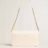 Bolso Gioia en piel acolchada color mantequilla con detalles dorados Bolso Gioia en piel acolchada color mantequilla con detalles dorados