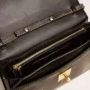 Bolso Gioia en piel vintage negra con detalles dorados Bolso Gioia en piel vintage negra con detalles dorados
