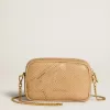 Bolso Mini Star en piel con estampado de serpiente beige Bolso Mini Star en piel con estampado de serpiente beige