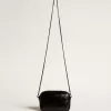 Bolso Mini Star en piel negra con estrella de cristal Swarovski