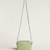 Bolso Mini Star en piel verde claro con estampado de serpiente Bolso Mini Star en piel verde claro con estampado de serpiente