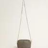 Bolso Mini Star en piel verde salvia con estrella tono sobre tono