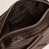 Bolso Mini Star para mujer en piel negra brillante con estrella tono sobre tono Bolso Mini Star para mujer en piel negra brillante con estrella tono sobre tono
