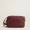Bolso Star en piel color vino con estrella tono sobre tono Bolso Star en piel color vino con estrella tono sobre tono