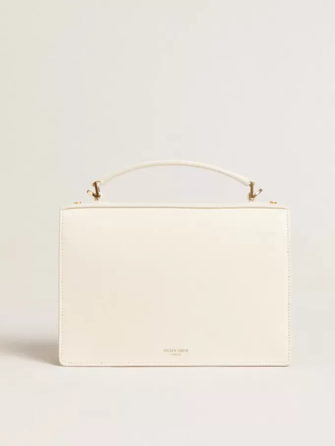 Bolso Venezia en piel acolchada color mantequilla con detalles dorados Bolso Venezia en piel acolchada color mantequilla con detalles dorados