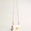 Bolso Venezia pequeño en piel color mantequilla con detalles dorados Bolso Venezia pequeño en piel color mantequilla con detalles dorados